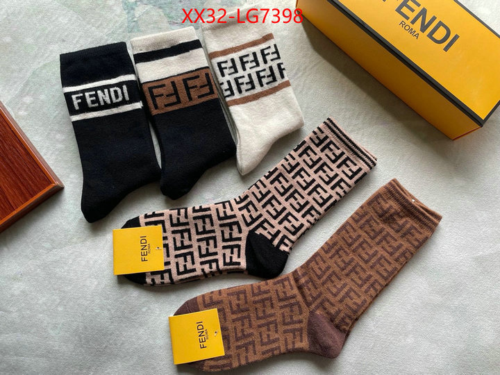 Sock-Fendi where could you find a great quality designer ID: LG7398 $: 32USD