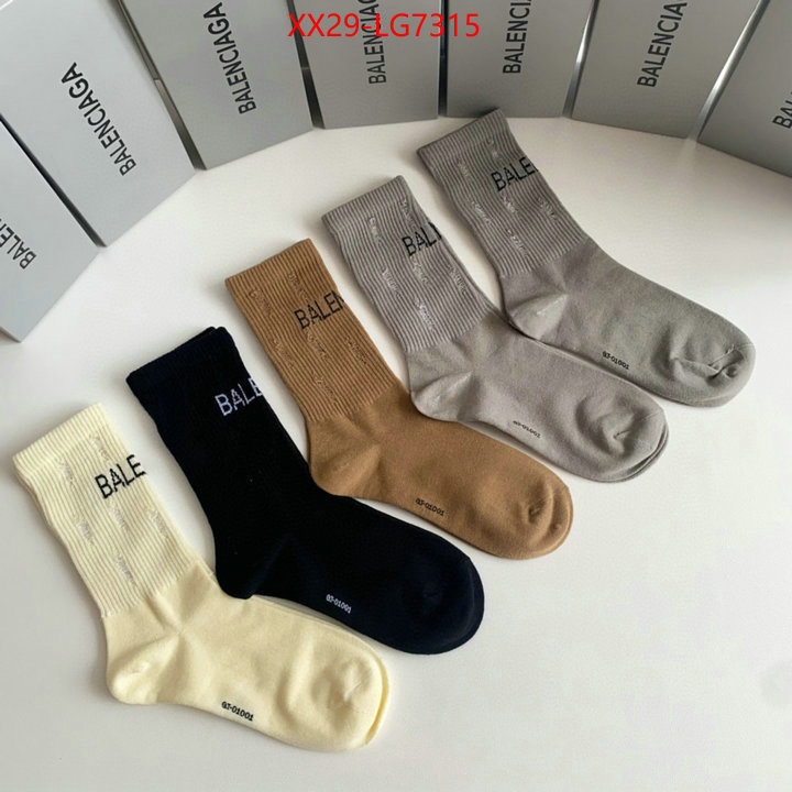 Sock-Balenciaga replica sale online ID: LG7315 $: 29USD