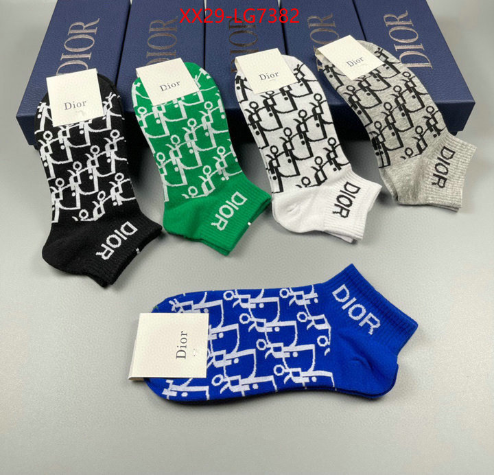 Sock-Dior fake cheap best online ID: LG7382 $: 29USD