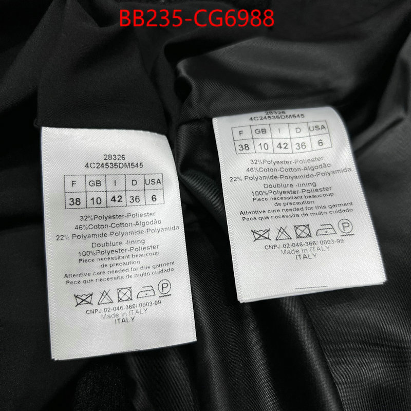 Clothing-Dior buy high quality cheap hot replica ID: CG6988 $: 235USD