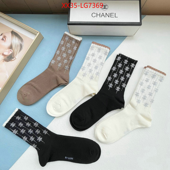 Sock-Chanel replica 1:1 ID: LG7369 $: 35USD