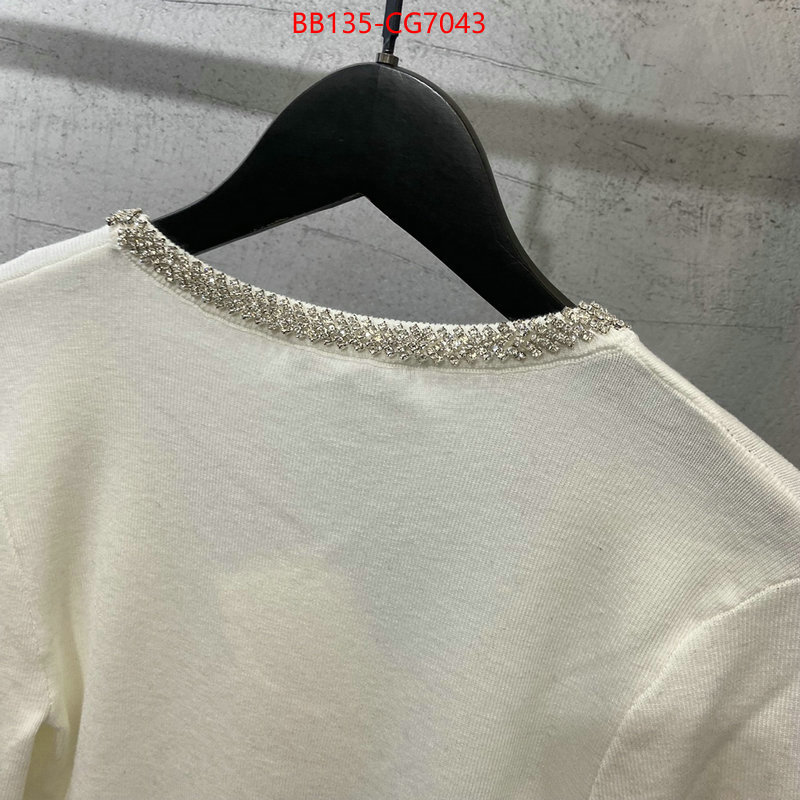 Clothing-Balmain 2023 perfect replica designer ID: CG7043 $: 135USD