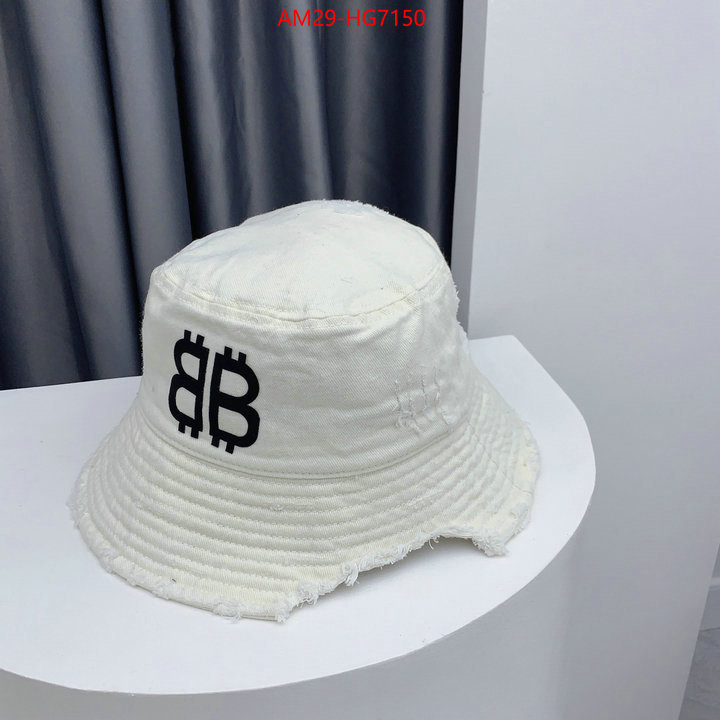 Cap(Hat)-Balenciaga luxury cheap replica ID: HG7150 $: 29USD