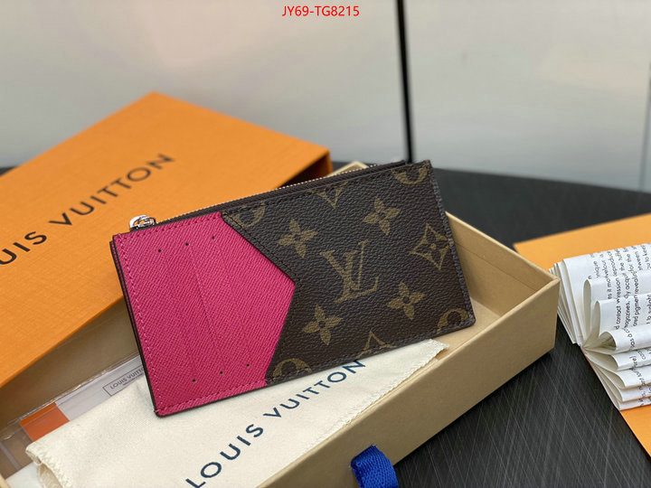 LV Bags(TOP)-Wallet wholesale replica ID: TG8215 $: 69USD