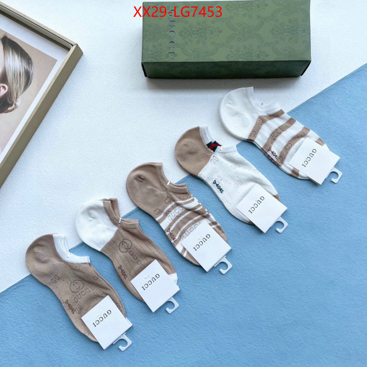 Sock-Gucci where can i buy the best 1:1 original ID: LG7453 $: 29USD