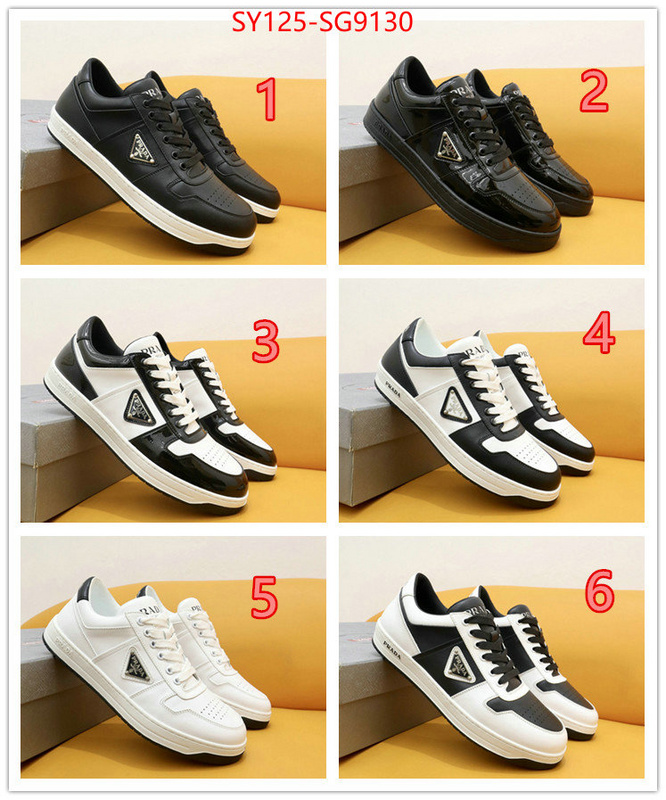 Men shoes-Prada buy 2023 replica ID: SG9130 $: 125USD