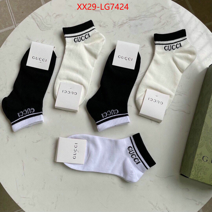 Sock-Gucci best wholesale replica ID: LG7424 $: 29USD