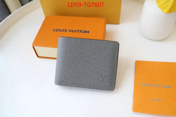 LV Bags(TOP)-Wallet wholesale ID: TG7607 $: 59USD,