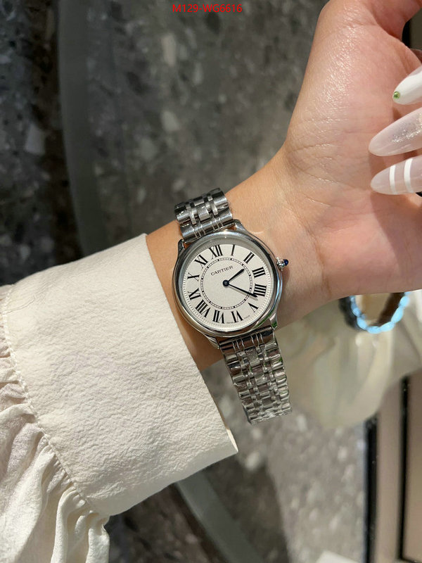 Watch(TOP)-Cartier outlet sale store ID: WG6616 $: 129USD