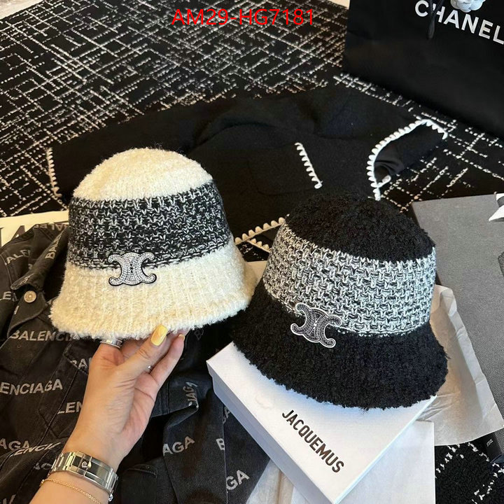 Cap(Hat)-Celine where to buy high quality ID: HG7181 $: 29USD