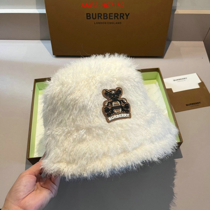 Cap(Hat)-Burberry 1:1 replica wholesale ID: HG7159 $: 32USD