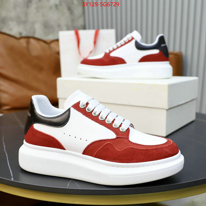 Men Shoes-Alexander McQueen replica 2023 perfect luxury ID: SG6729 $: 129USD