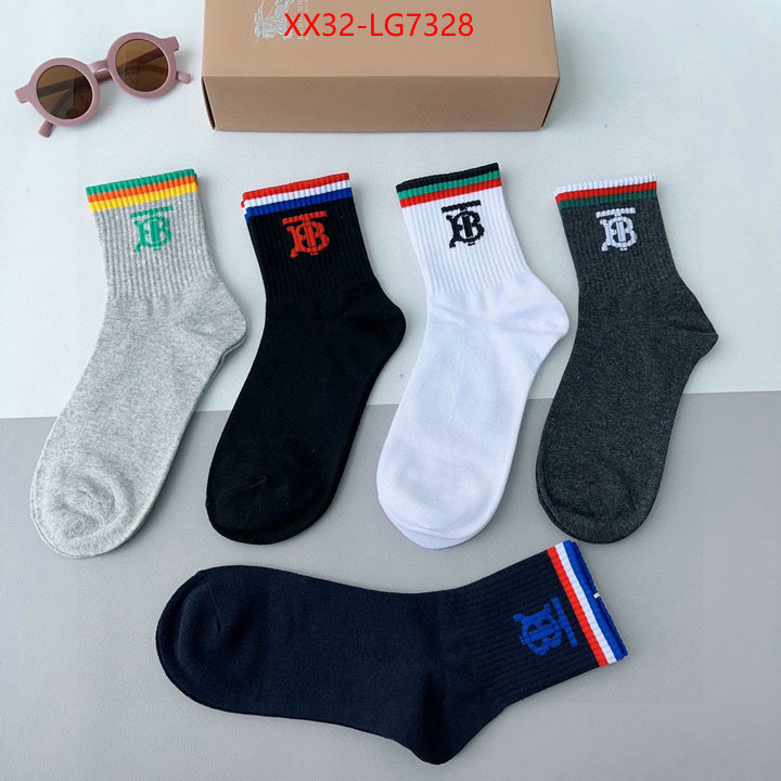 Sock-Burberry where to buy the best replica ID: LG7328 $: 32USD