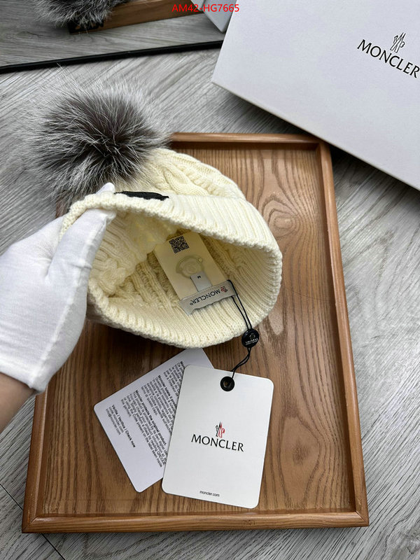 Cap(Hat)-Moncler fashion replica ID: HG7665 $: 42USD