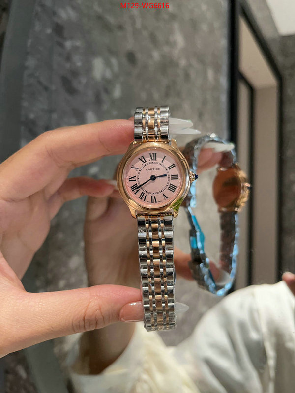 Watch(TOP)-Cartier outlet sale store ID: WG6616 $: 129USD