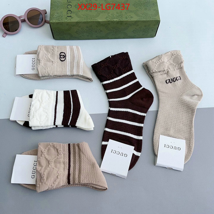 Sock-Gucci where should i buy replica ID: LG7437 $: 29USD