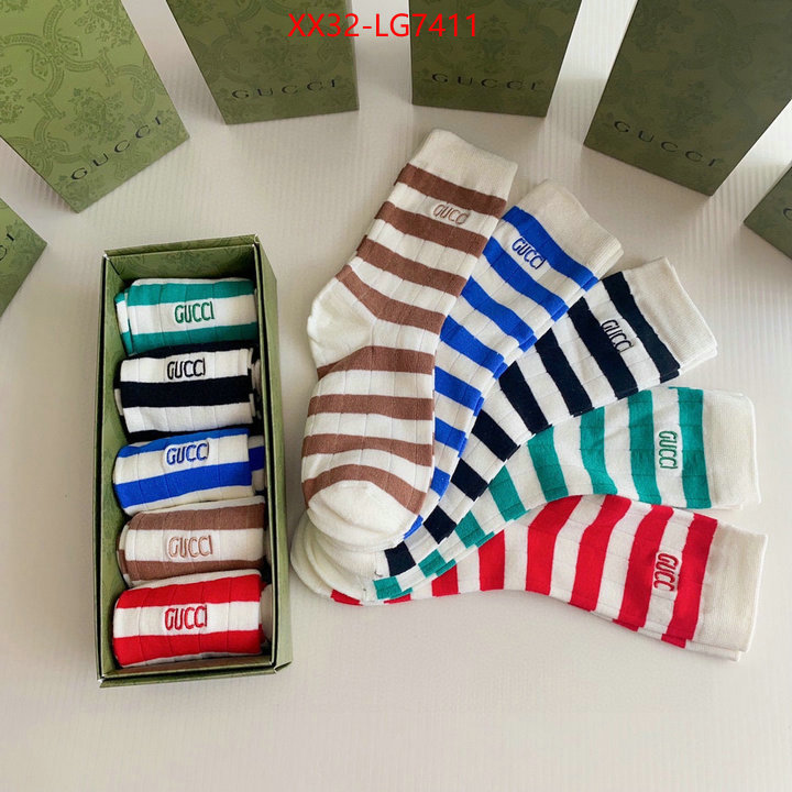 Sock-Gucci from china 2023 ID: LG7411 $: 32USD