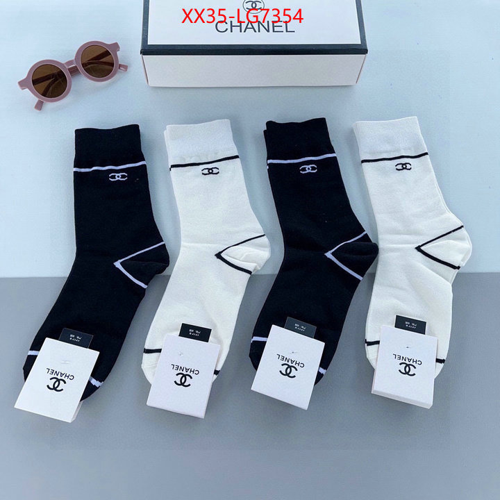 Sock-Chanel knockoff highest quality ID: LG7354 $: 35USD