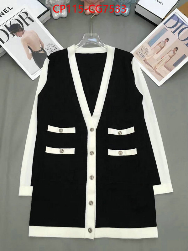 Clothing-Chanel designer high replica ID: CG7533 $: 115USD