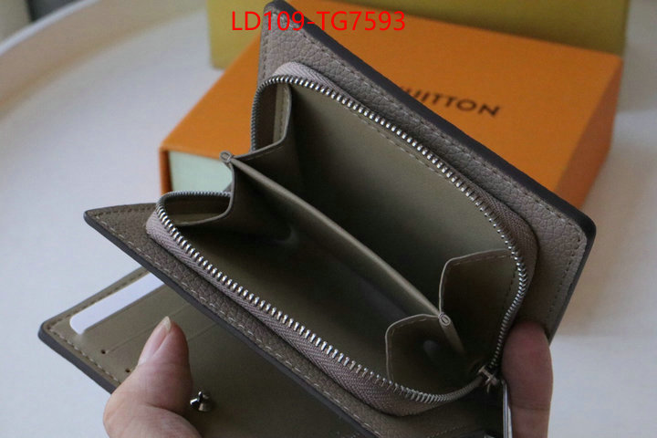 LV Bags(TOP)-Wallet 1:1 ID: TG7593 $: 109USD,