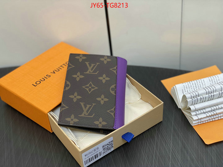 LV Bags(TOP)-Wallet what best replica sellers ID: TG8213 $: 65USD