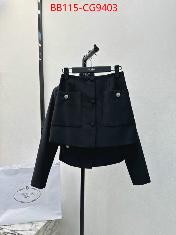 Clothing-Prada wholesale replica ID: CG9403 $: 115USD