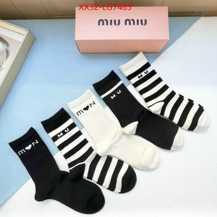 Sock-Miu Miu buy aaaaa cheap ID: LG7485 $: 32USD