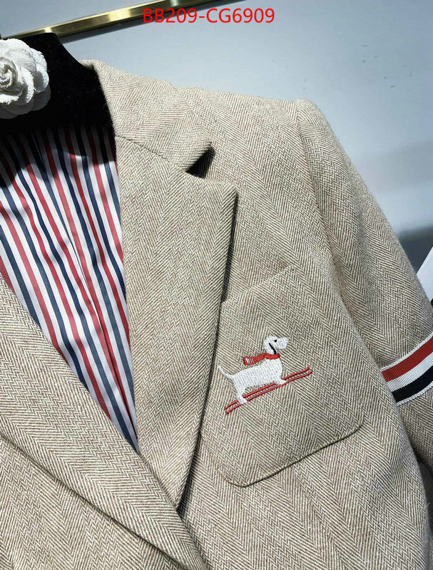 Clothing-Thom Browne customize best quality replica ID: CG6909 $: 209USD