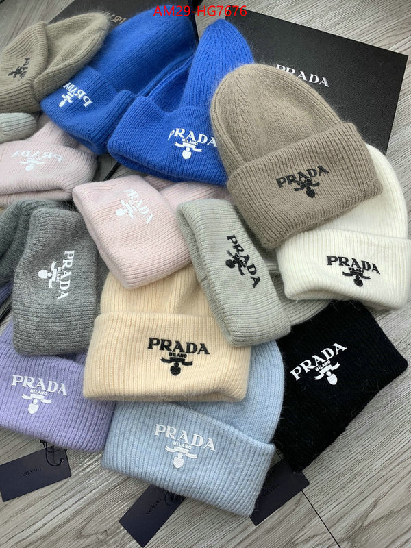 Cap (Hat)-Prada where to buy the best replica ID: HG7676 $: 29USD