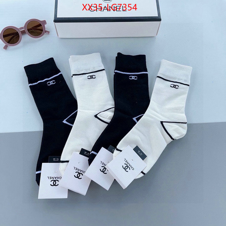 Sock-Chanel knockoff highest quality ID: LG7354 $: 35USD