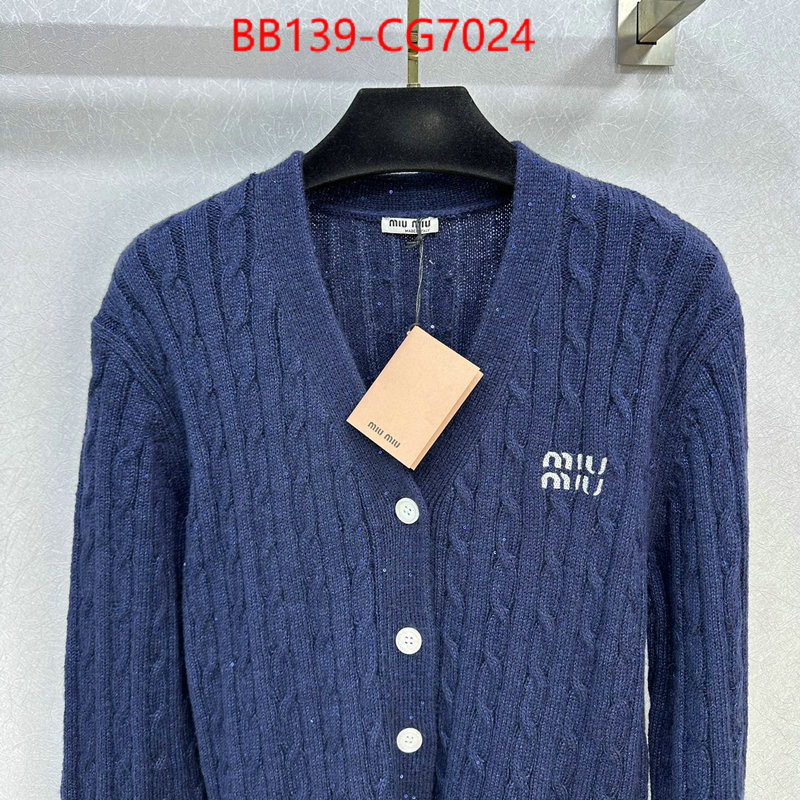 Clothing-MIU MIU where can you buy replica ID: CG7024 $: 139USD