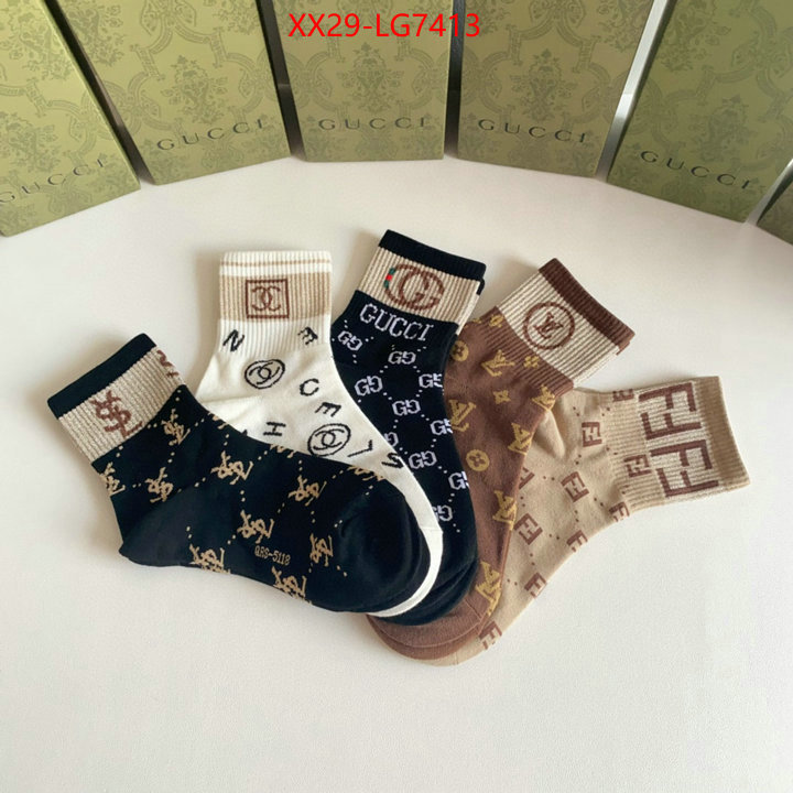 Sock-Gucci best ID: LG7413 $: 29USD