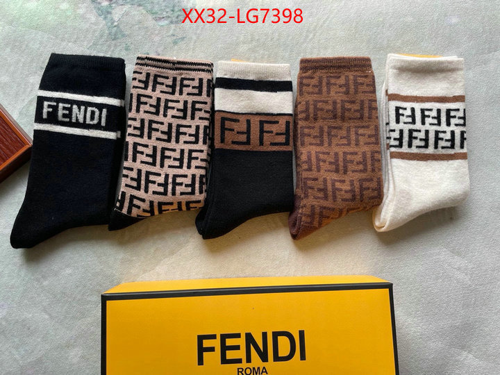 Sock-Fendi where could you find a great quality designer ID: LG7398 $: 32USD