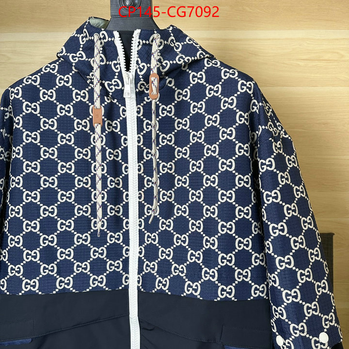 Clothing-Gucci how to start selling replica ID: CG7092 $: 145USD