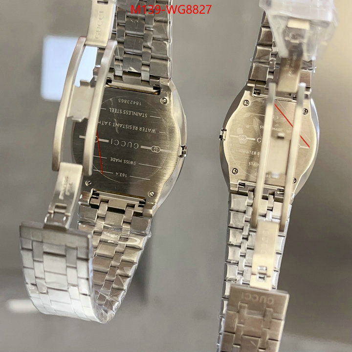 Watch(4A)-Gucci buy high-quality fake ID: WG8827 $: 139USD