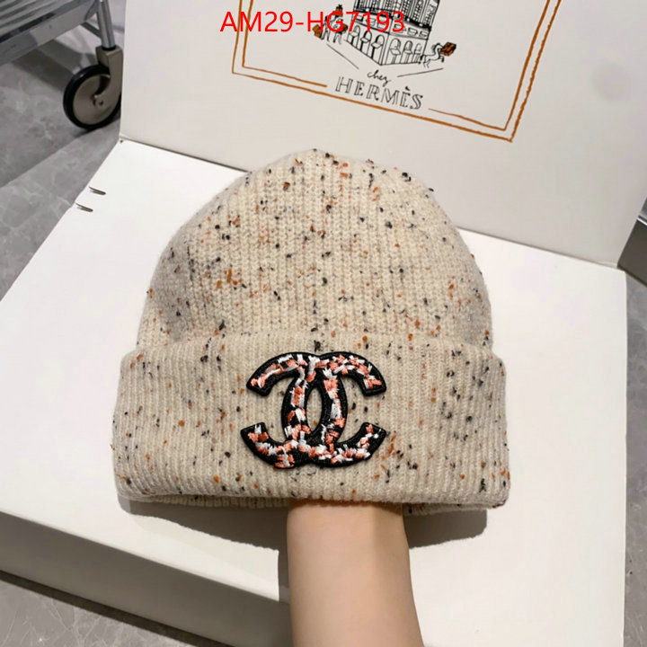 Cap (Hat)-Chanel top fake designer ID: HG7193 $: 29USD