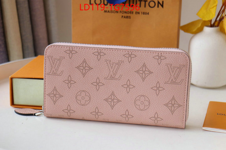 LV Bags(TOP)-Wallet replica 2023 perfect luxury ID: TG7596 $: 119USD,