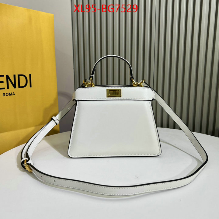 Fendi Bags(4A)-Peekaboo brand designer replica ID: BG7529 $: 95USD,