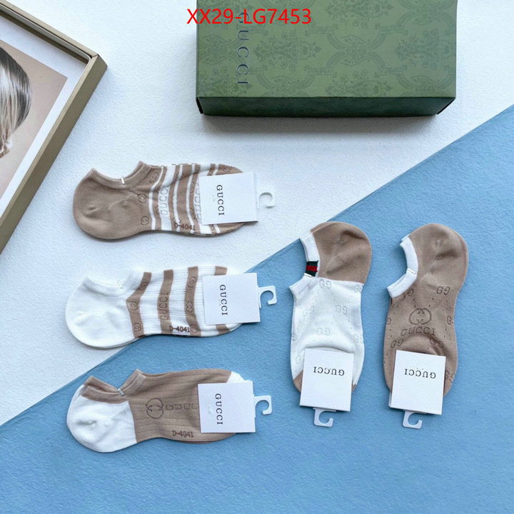 Sock-Gucci where can i buy the best 1:1 original ID: LG7453 $: 29USD