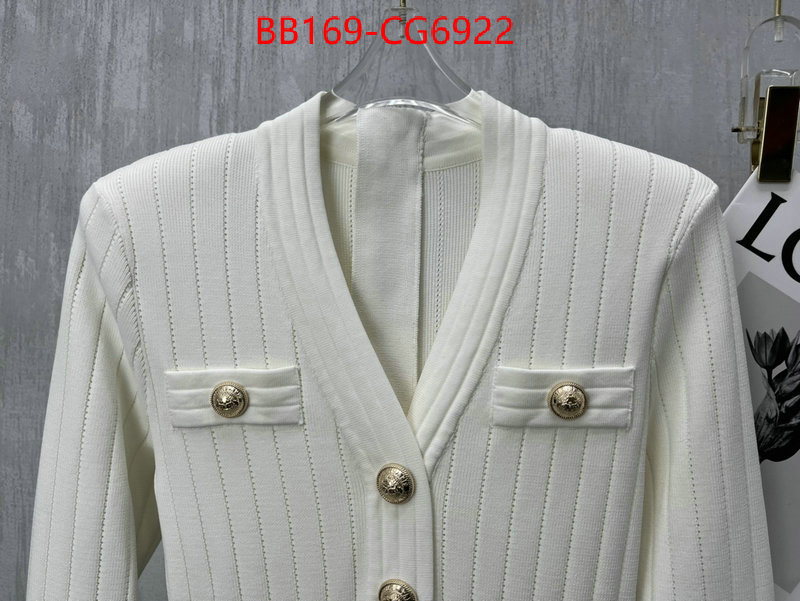 Clothing-Balmain buy 2023 replica ID: CG6922 $: 169USD