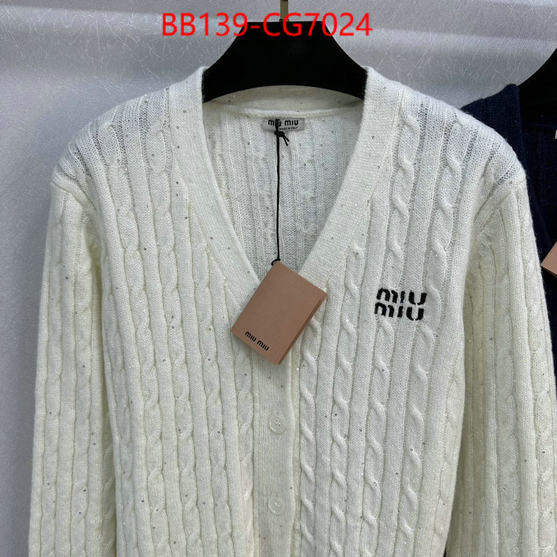 Clothing-MIU MIU where can you buy replica ID: CG7024 $: 139USD