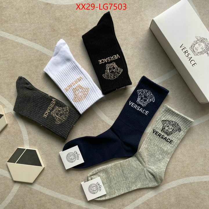 Sock-Versace from china 2023 ID: LG7503 $: 29USD