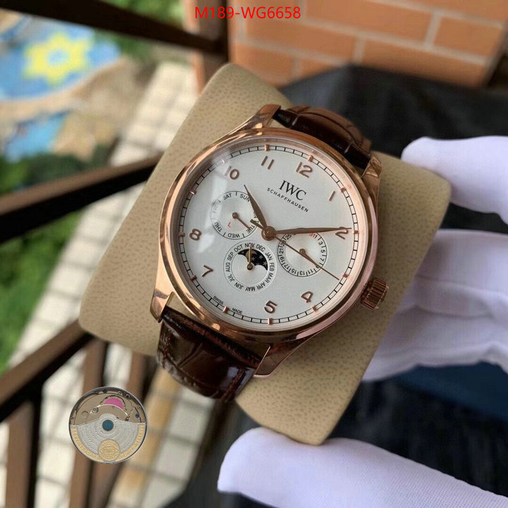 Watch(TOP)-IWC perfect quality designer replica ID: WG6658 $: 189USD