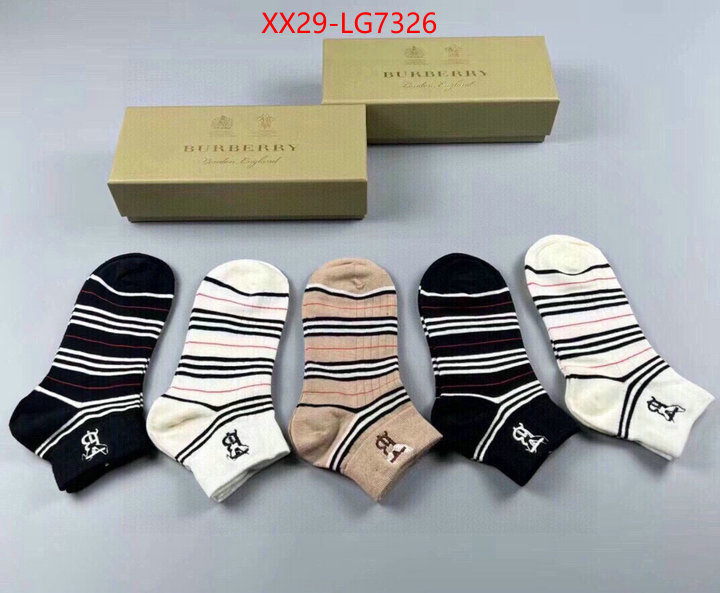 Sock-Burberry what are the best replica ID: LG7326 $: 29USD