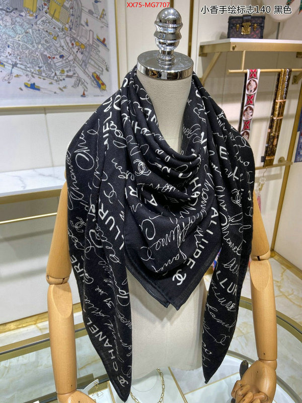 Scarf-Chanel buy cheap ID: MG7707 $: 75USD