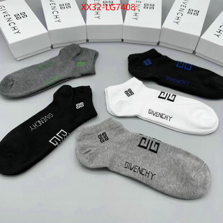 Sock-Givenchy what is top quality replica ID: LG7408 $: 32USD