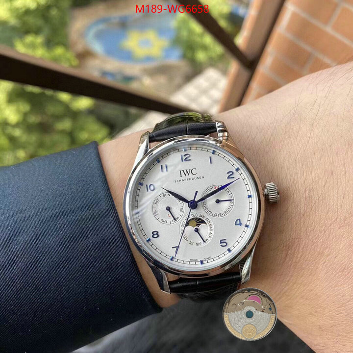 Watch(TOP)-IWC perfect quality designer replica ID: WG6658 $: 189USD