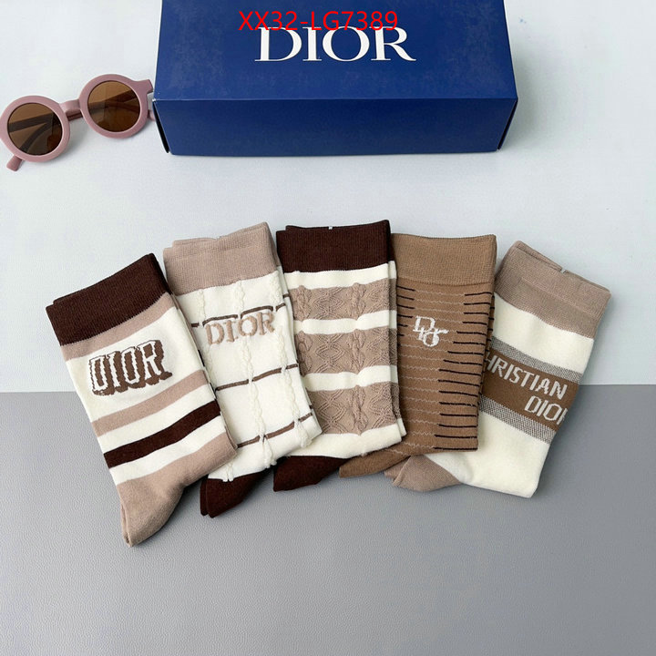 Sock-Dior perfect quality ID: LG7389 $: 32USD