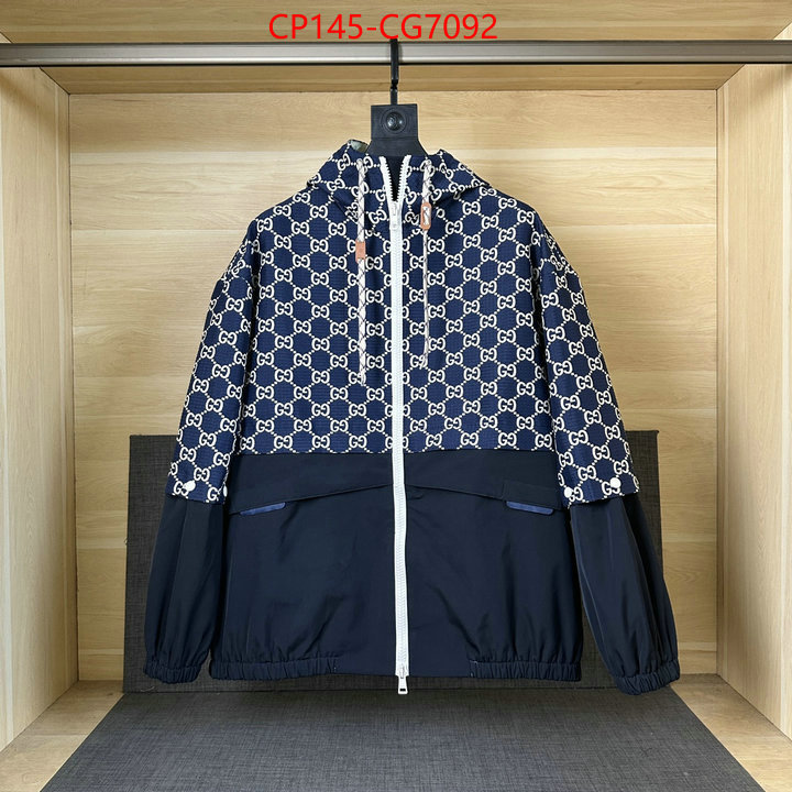 Clothing-Gucci how to start selling replica ID: CG7092 $: 145USD