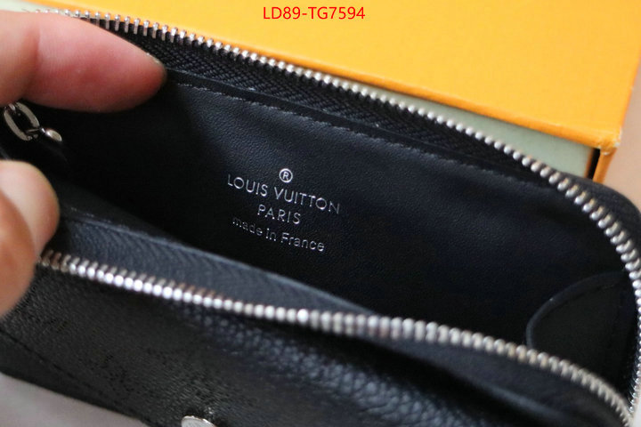 LV Bags(TOP)-Wallet unsurpassed quality ID: TG7594 $: 89USD,